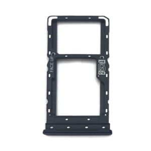 Bandeja De Tarjeta SIM / Micro SD para Moto G8 Power negro