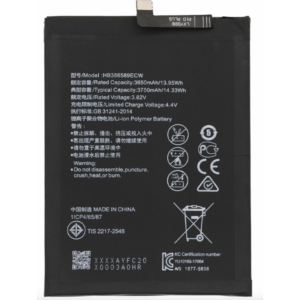 Bateria litio Huawei Mate 20 Lite / Honor 20 / Nova 5t / P10 Plus / View 10 / Honor Play / Nova 3 (HB386589CW) 3750mAh
