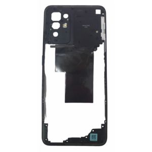 Carcasa central con marco y antena NFC para Oppo A94 5G, CPH2211 negro desmontaje