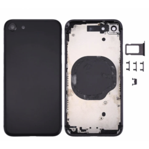 Chasis De Pantalla / Marco Medio / Carcasa Central Con Tapa Trasera Para IPhone 8G / iPh 8G Negro (Calidad Premium)