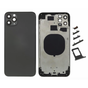 Chasis De Pantalla / Tapa Con Marco Para IPhone 11 Pro Max Negro  (Calidad Premium)