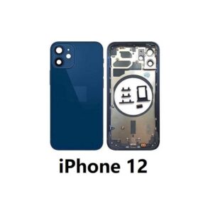 Chasis De Pantalla / Tapa Con Marco Para IPhone 12 (AZUL)  (Calidad Premium)