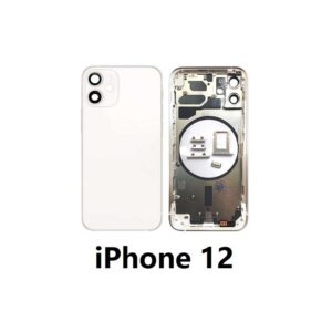 Chasis De Pantalla / Tapa Con Marco Para IPhone 12 (BLANCO)  (Calidad Premium)