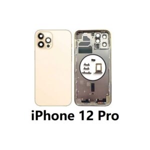 Chasis De Pantalla / Tapa Con Marco Para IPhone 12 Pro (ORO) (Calidad Premium)