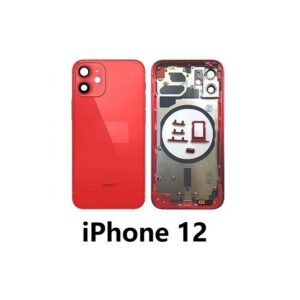 Chasis De Pantalla / Tapa Con Marco Para IPhone 12 (ROJO) (Calidad Premium)