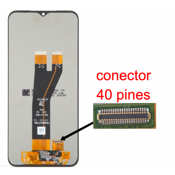 Pantalla Completa LCD Y Táctil Original Sin Marco para Samsung Galaxy A14 5G (2023) A146P  (Conector corto) 40pines