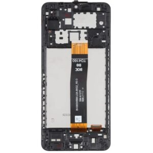 Pantalla Completa con Marco Para Samsung Galaxy A12 2021 / A127 (NEGRO) Premium BOE