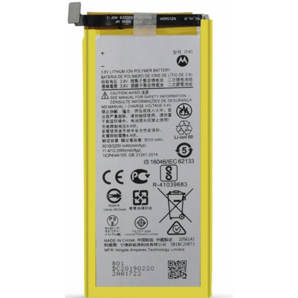 Bateria JT40 Para Motorola Moto G6 Plus De 3200mAh