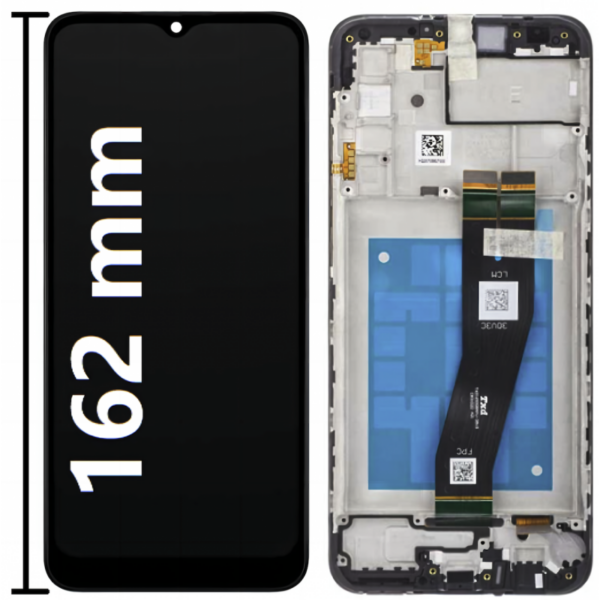 Pantalla Completa Con Marco Para Samsung Galaxy A03S / A037G  VERSION GRANDE De 162mm