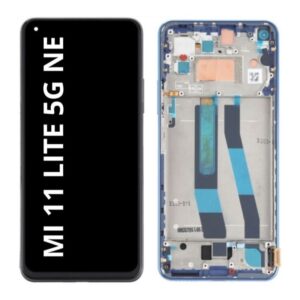 Pantalla Completa Tactil Y LCD Con Marco Para Xiaomi MI 11 LITE 5G NE - 4G/5G (AZUL)