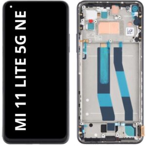 Pantalla Completa Tactil Y LCD Con Marco Para Xiaomi MI 11 LITE 5G NE - 4G/5G (NEGRO)