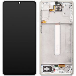 Pantalla Completa ORIGINAL Con Marco Para Samsung Galaxy A33 5G / A336*PLATA*