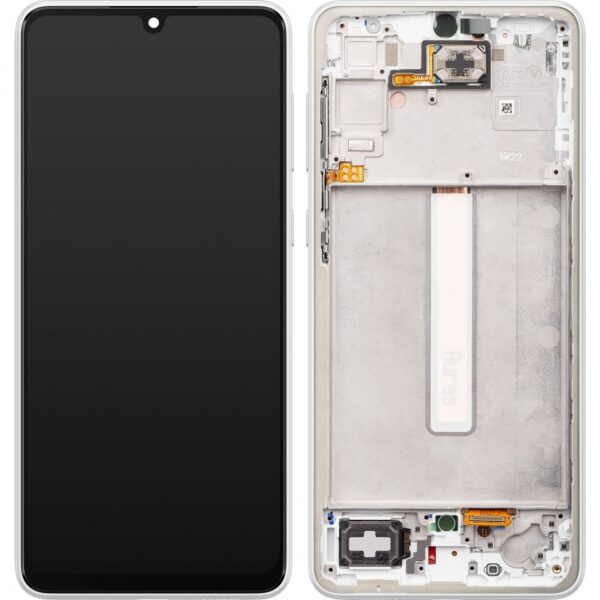 Pantalla Completa ORIGINAL Con Marco Para Samsung Galaxy A33 5G / A336*PLATA*