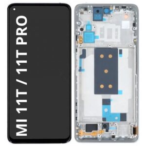 Pantalla Completa Tactil Y LCD Con Marco para Xiaomi MI 11T / MI 11T PRO / POCO F4 GT (PLATA)