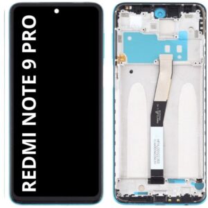 Pantalla Completa Con Marco Para Xiaomi Redmi Note 9 Pro / Note 9S / Note 9 Pro Max / Note 10 Lite Calidad PREMIUM (verde)