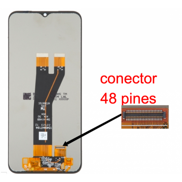 Pantalla Completa LCD Y Táctil Original Sin Marco Para Samsung Galaxy A14 4G (2023) A145F (Conector Largo) 48pines