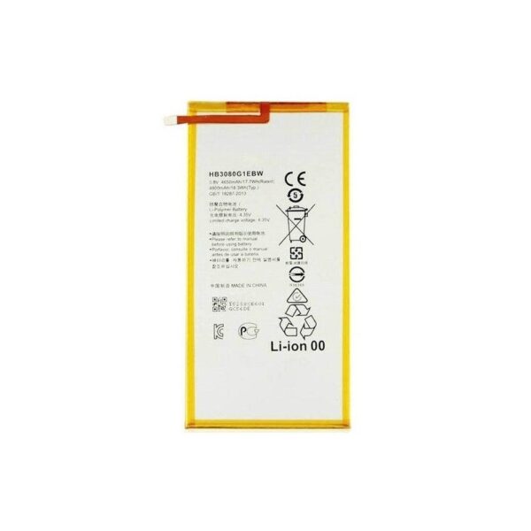Bateria HB3080G1EBW Para Huawei T3-10 / Media Pad M1 8 / S8-701 / T1-A21 de 4800mAh
