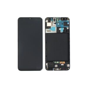 Pantalla con marco compatible para Samsung Galaxy A50 (2019) A505F Amoled(funciona huella) alta calidadA