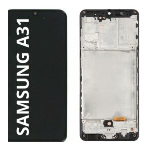 Pantalla Completa Con Marco Compatible Para Samsung Galaxy A31 / A315 Amoled(Funciona Huella) Alta Calidad