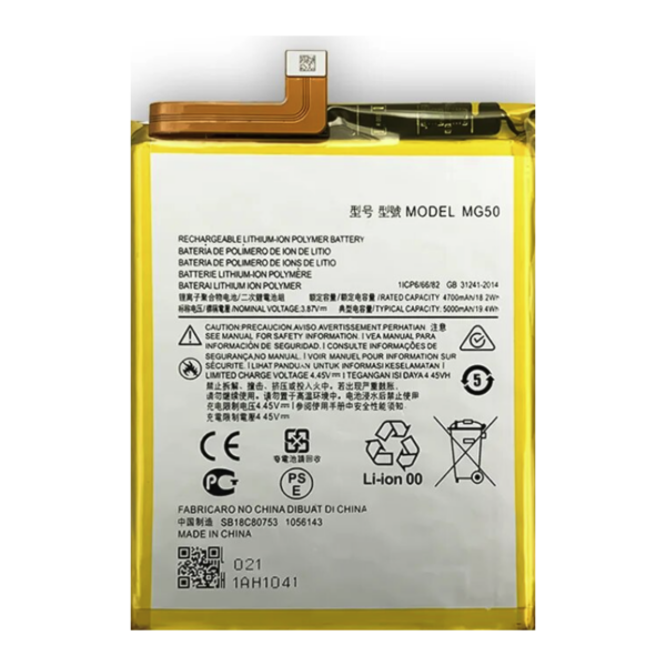 Bateria MG50 Para Motorola Moto G9 Plus De 5000mAh