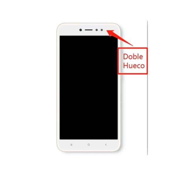 Pantalla Completa para Redmi Note 5A Prime / Redmi Y1 (DOS HUECOS)