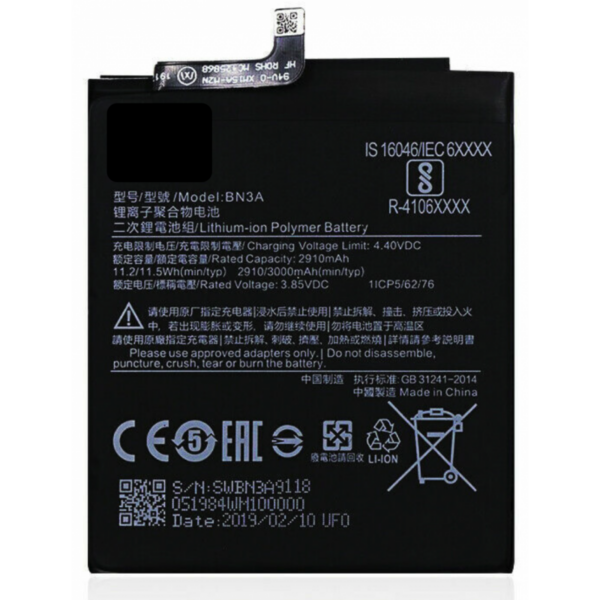 Bateria BN3A Para xiaomi redmi Go De 3000mAh SIN LOGO