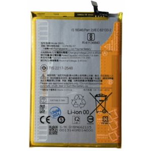 Bateria Litio BN5L Para Redmi 12C NFC (Global) De 5000mAh/19.2Wh