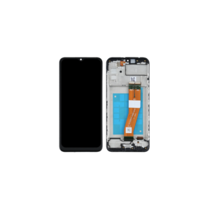 Pantalla Completa Original Con Marco Para Samsung Galaxy A025F / A02S (VERSION 160mm) (NEGRO)