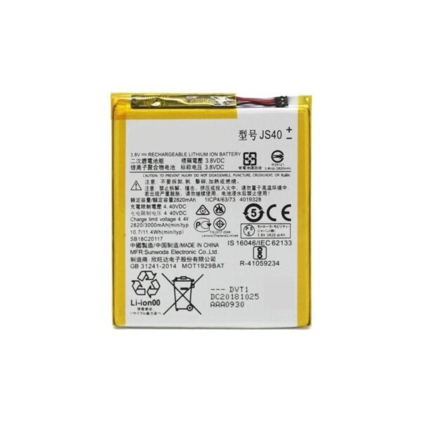 Bateria JS40 para Motorola Moto Z3 play / G6 plus  De 3000mAh