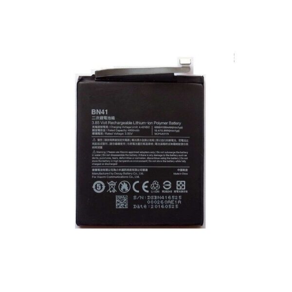 Batería BN41 Para XIAOMI REDMI NOTE 4 MediaTek De 4000mAh SIN LOGO