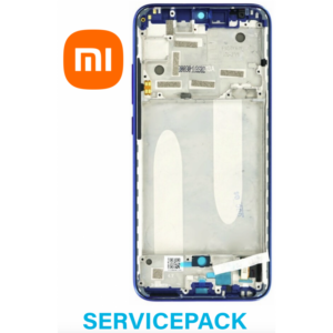 Pantalla completa Original Super Amoled con marco Xiaomi Mi A3 *AZUL*