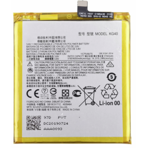 Bateria Litio KG40 Para Motorola Moto One Macro / G8 Play De 4000mAh