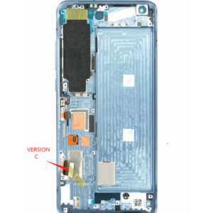 SERVICE PACK PanTalla Original Con Marco Para XiaoMi Mi 10 / Mi 10 Pro / FLEX VERSION C *AZUL*