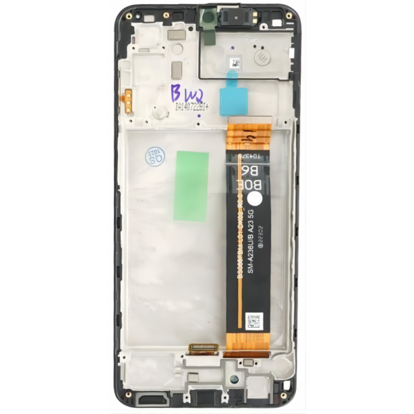 Pantalla Completa Con Marco Para Samsung Galaxy A23 5G / A236 (NEGRO)