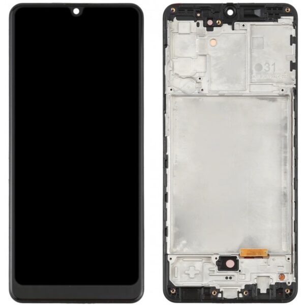Pantalla Completa Original Con Marco Para Samsung Galaxy A31 / A315 (NEGRO)