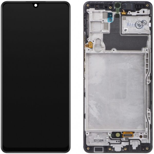 Pantalla Completa Original Con Marco Para Samsung Galaxy A42 5G / A426B (NEGRO)