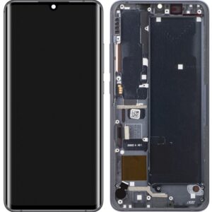 Pantalla completa con marco para Xiaomi Mi Note 10/Note 10 lite/Note 10 Pro/Mi CC9 Pro original *Negro*