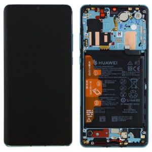 Pantalla Completa Original Con Marco Y Batería Para Huawei P30 Pro AURORA (Service Pack)-02354NAD