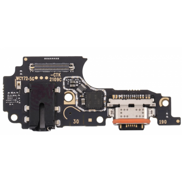Placa De Conector De Carga Tipo C Con Micrófono para Vivo Y53s 5G / Y72 5G