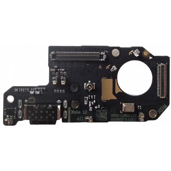 Placa De Conector De Carga Tipo C Con Micrófono Para Xiaomi Redmi Note 12 4G