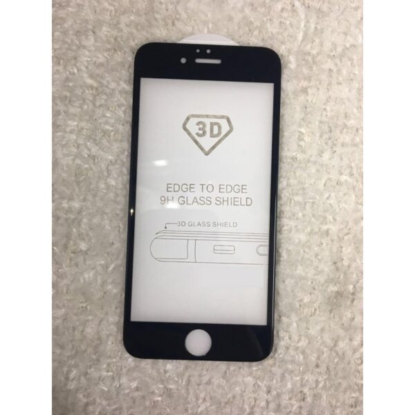 iPhone 6G Plus / iPhone 6 Plus / iPhone 6S Plus Protector Cristal Templado Marco Negro - Imagen 2
