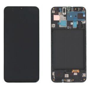 Pantalla con marco compatible para Samsung Galaxy A30 (2019) A305F Amoled alta calidad