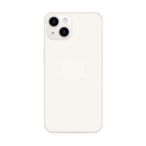 Tapa Trasera con lente (cristal) de cámara para iPhone 14 Blanco (Calidad Premium)