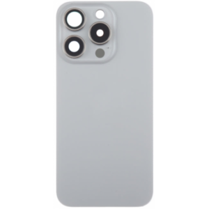 Tapa Trasera Con Lente Y Flex NFC Original Para IPhone 16 pro De Desmontaje (Negro)