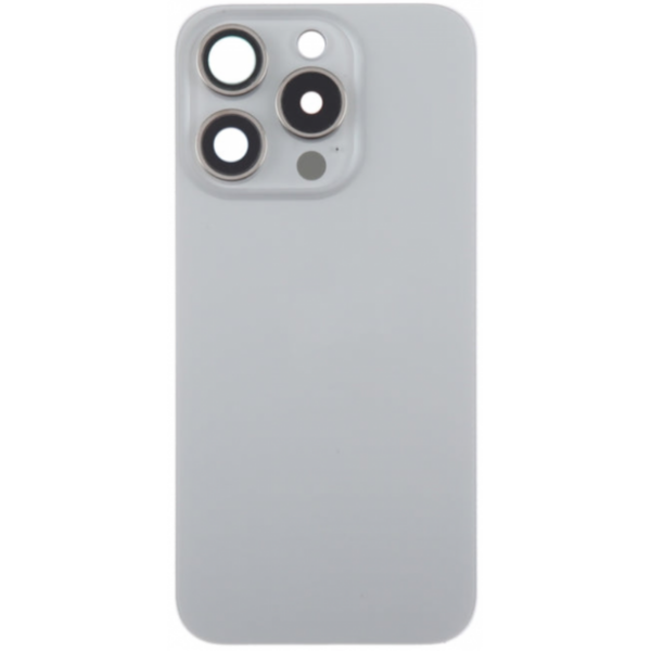 Tapa Trasera Con Lente Y Flex NFC Original Para IPhone 16 pro De Desmontaje (Negro)