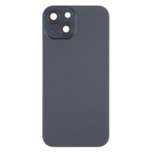 Tapa Trasera Con Lente De Cámara Y Soportes Metálicos Para iPhone 15 Plus Negro