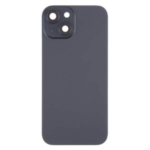 Tapa Trasera Con Lente De Cámara Y Soportes Metálicos Para iPhone 15 Plus Negro