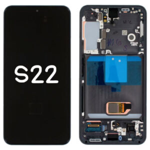 Pantalla Completa Original Con Marco Compatible Para Samsung Galaxy S22 5G S901 Negro