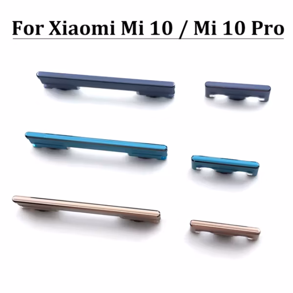 Boton lateral de Volumen/Power para XIAOMI MI 10/ MI10PRO AZUL