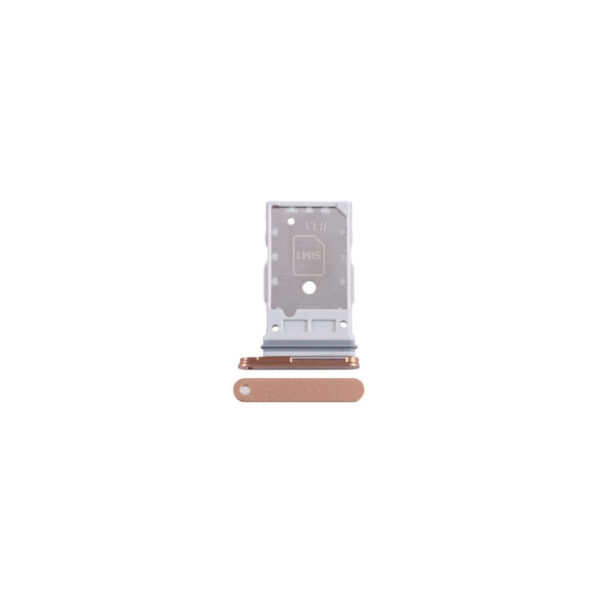 Bandeja De Soporte SIM Para Samsung Galaxy S24 (SM-S921B) / Samsung Galaxy S24 Plus (SM-S926B) naranja